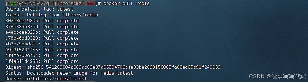 Docker 安装redis镜像，详细保姆级教程